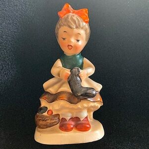 Napco Vintage "Little Seamstress" Figurine Collectible